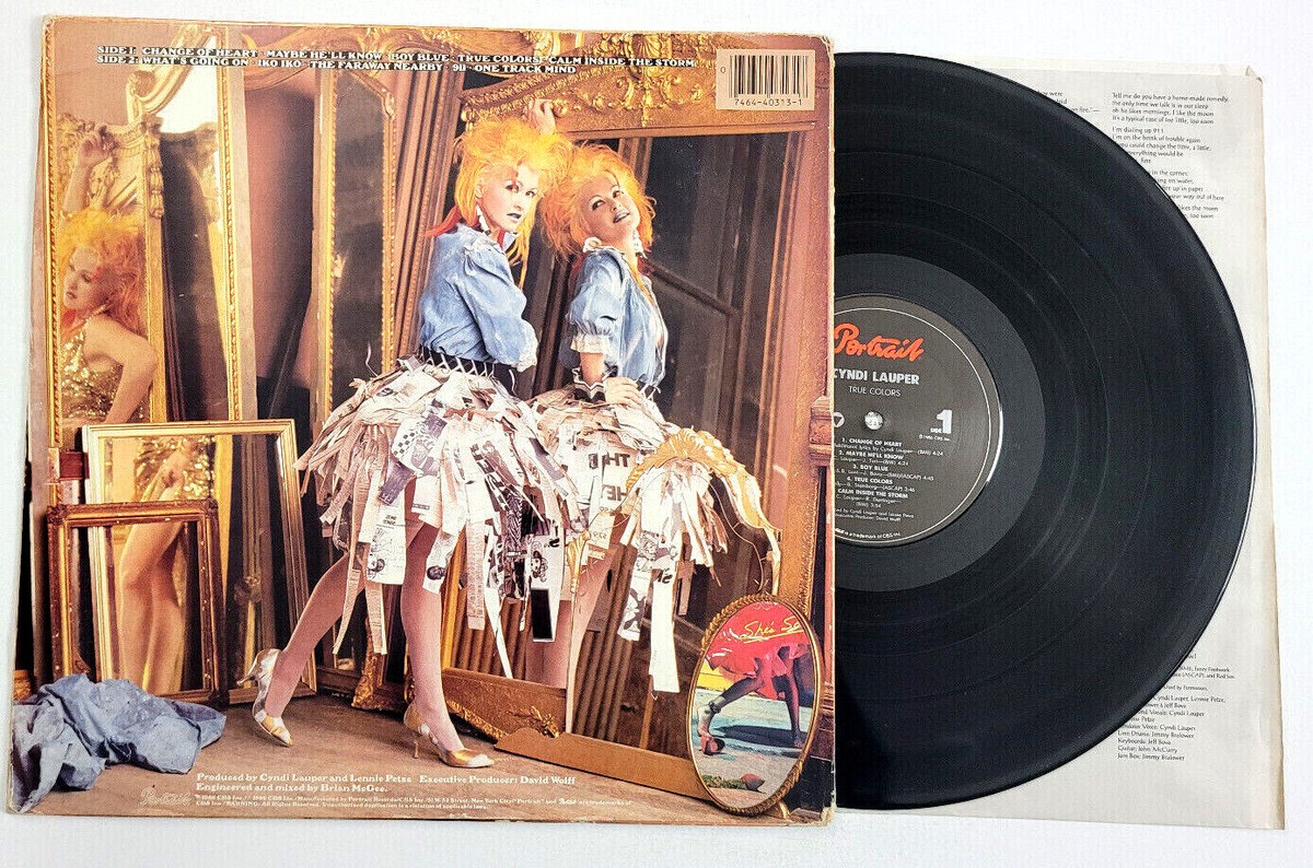 CYNDI LAUPER - TRUE COLORS - ALBUM (ORIGINAL PRESSING) | eBay