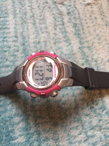 Timex Women's Marathon T5K646 Watch Silver/Pink Face and Grey Band WR-50m 753048537037 | eBay