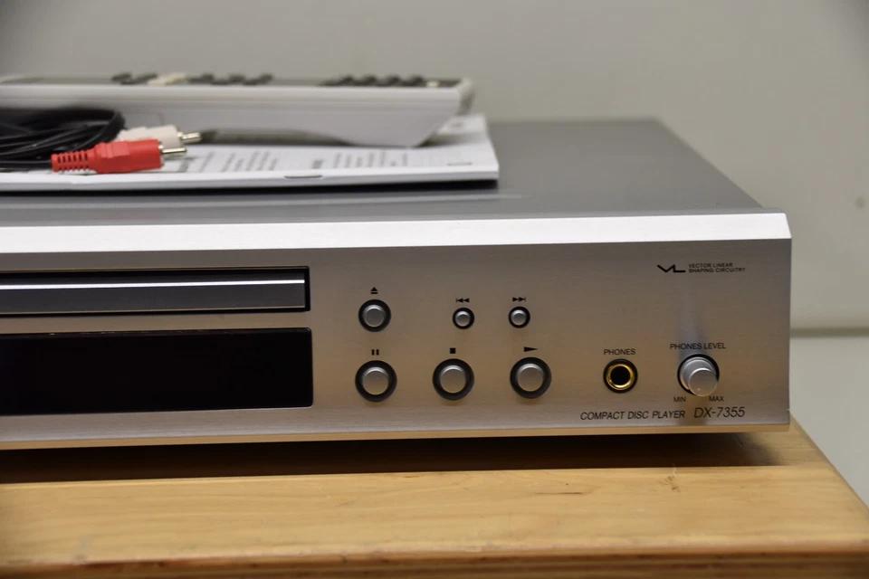 Onkyo DX-7355 High-end CD/ MP3 Player in Silber mit BDA und FB! TOP Zustand - Bild 3 von 4