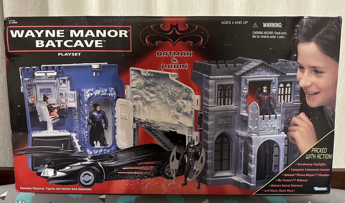 Batman & Robin: 1997 Wayne Manor Batcave Playset by Kenner