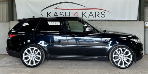 STUNNING 2016 MARIANA BLACK RANGE ROVER SPORT 3.0 SDV6 HSE 1 OWNER FLRSH EURO 6 - Picture 2 of 24