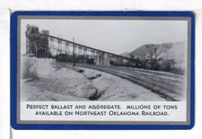 Single Railroad Playing Card "Northeast Okla", NEOK 3, Bollhagen, Stand, 1947