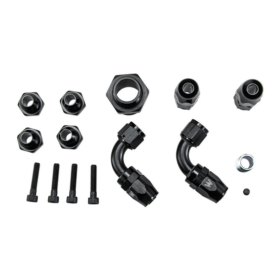 Kits de reubicación de filtro de aceite Billet para camioneta Ford Mustang GT F150 F250 1995-2010 Foto 3 de 4