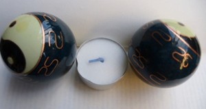 Chinese Ying Yang Hand MASSAGE Therapy BALLS~Music Chime~Baoding Cloisonne Chi