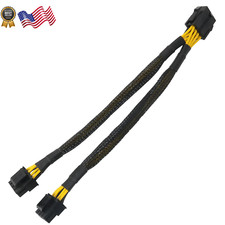 Cable CPU 8 Pin Dual Pcie 2X 8 Pin 4 4 Male Power Adapter Splitter Motherboard