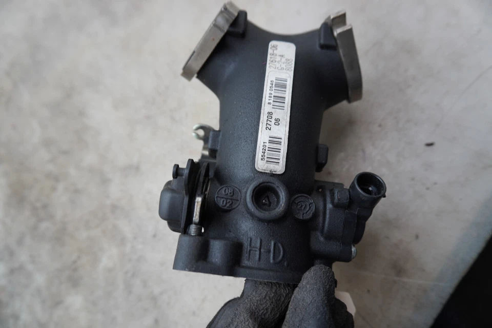 Harley Davidson Fatboy Softail 2009 cuerpo del acelerador 27618-06 (E-4099) Foto 3 de 4