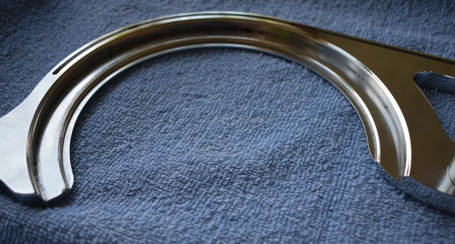 BDL 2" Open Belt Drive 2 Inch Outer CHROME Belt Guard Outer Cover (ONLY) - Picture 11 of 15