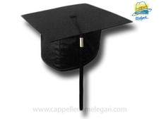 cappello da laurea "tocco" tesi di laurea università  College Hat nero