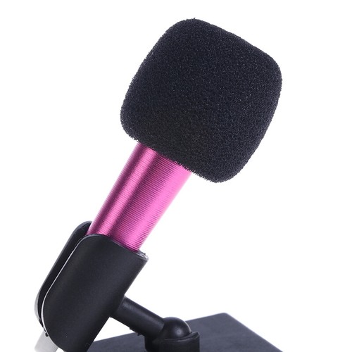 3.5mm Stereo Studio Mic KTV Karaoke Mini Microphone With Earphones/Stand Mou_kz - Zdjęcie 3 z 15