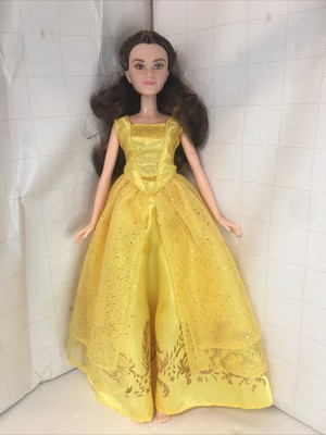 Disney Beauty And The Beast Live Action Movie Singing Belle Doll Ebay