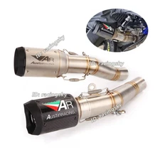 YZF R6 2006-2024 For Yamaha Exhaust System Middle Pipe Slip-on 60mm Tail Muffler