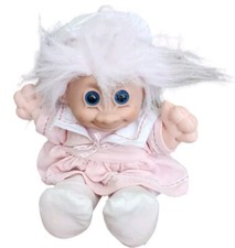 12" Russ Berrie Co Soft Body Troll Kidz Girl Doll 2319 Pink Sailor Dress