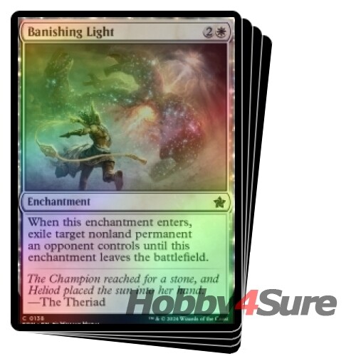 Foil Banishing Light X4 M/NM Magic: The Gathering MTG