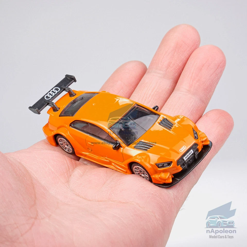 1:64 Audi RS5 Racing Model Car Alloy Diecast Toy Vehicle Collection Gift Orange - Image 3 of 4