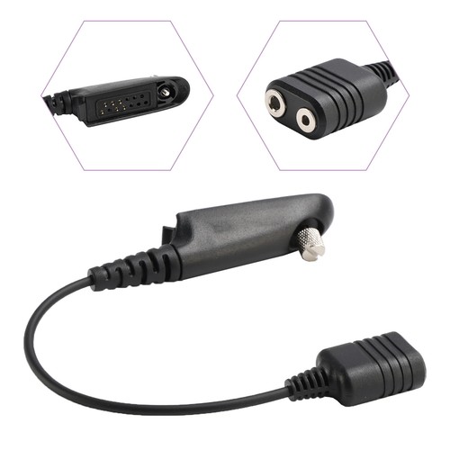 K Interface Headset Port Converter Cable for PR860 PRO5750 PRO7750 GP320 GP329 - Zdjęcie 4 z 16
