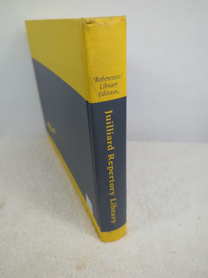 JUILLIARD Repertory Library 1970 Reference/Library Edition eBay