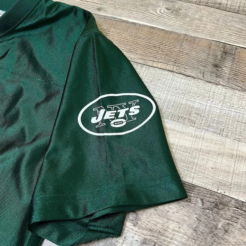 Camiseta Jonathan Vilma Niños XL Verde New York Jets NFL Football Players Inc Foto 3 de 4