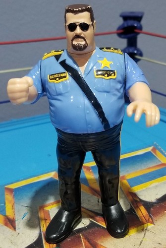 The Big Boss Man WWE WWF Hasbro Titan Wrestling Fi...