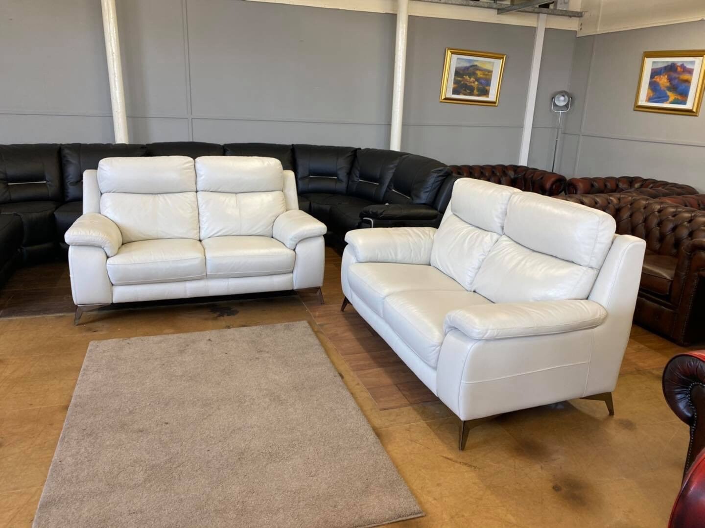 Brand New Ex Display Leather Sofas eBay