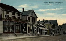 Fort Lee NJ Main & Hudson Sts. AW Bailey 5&10 Store c1910 Postcard