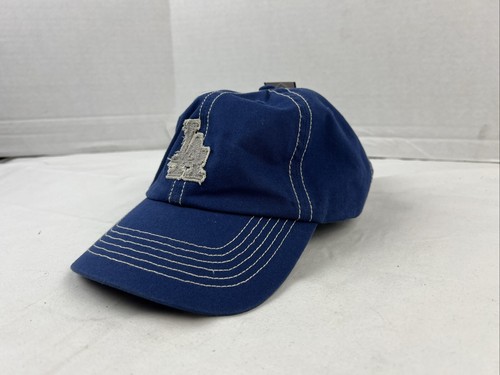 Los Angeles Dodgers Hat Cap Strap Back Blue White MLB Baseball Mens - Picture 4 of 15