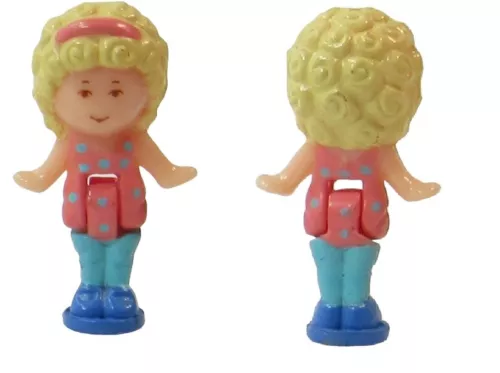 1990 Polly Pocket Vintage Polly's Pencil Top - RARE Variation Polly Bluebird Toy