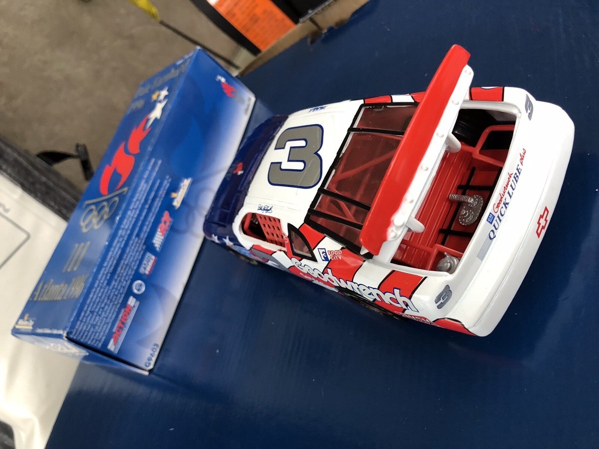 Dale Earnhardt LE #3 GM Goodwrench Service / Atlanta 1996 Olympics 1996 Monte Carlo 124 Diecast Car Pristineauction.com