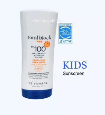 Protector Solar En Crema Para Niños SPF 100 Sunscreen For Kids No Tears