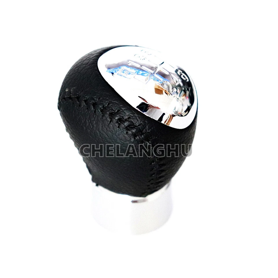 6 Speed Leather Gear Stick Shift Knob For Mazda 3 5 6 323 626 RX-8 MPV - Image 4 of 4