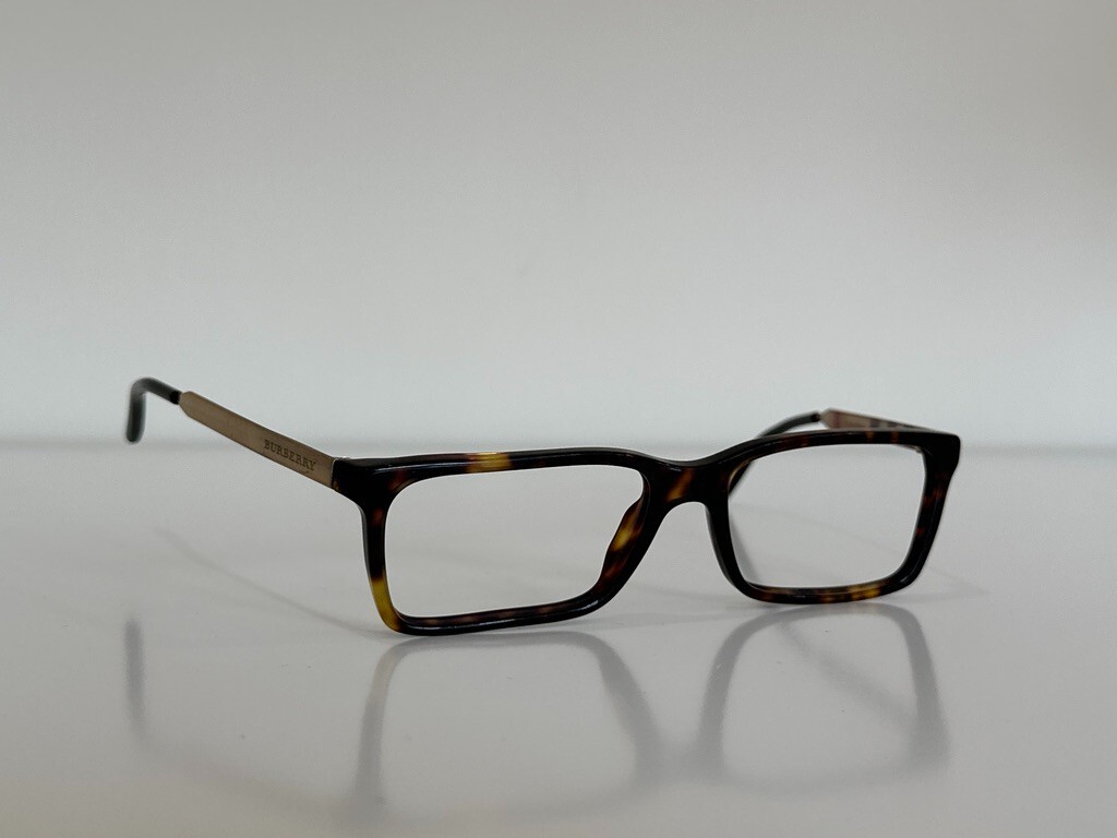 BURBERRY オハルフレムメカネ BE22053002 3002 Burberry 2159-Q 3002 Square Havana Brown Gold Eyeglasses