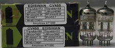 CV455 ECC81 Ediswan NOS NIB "O" Getter made in England Amplitrex tested 1MP