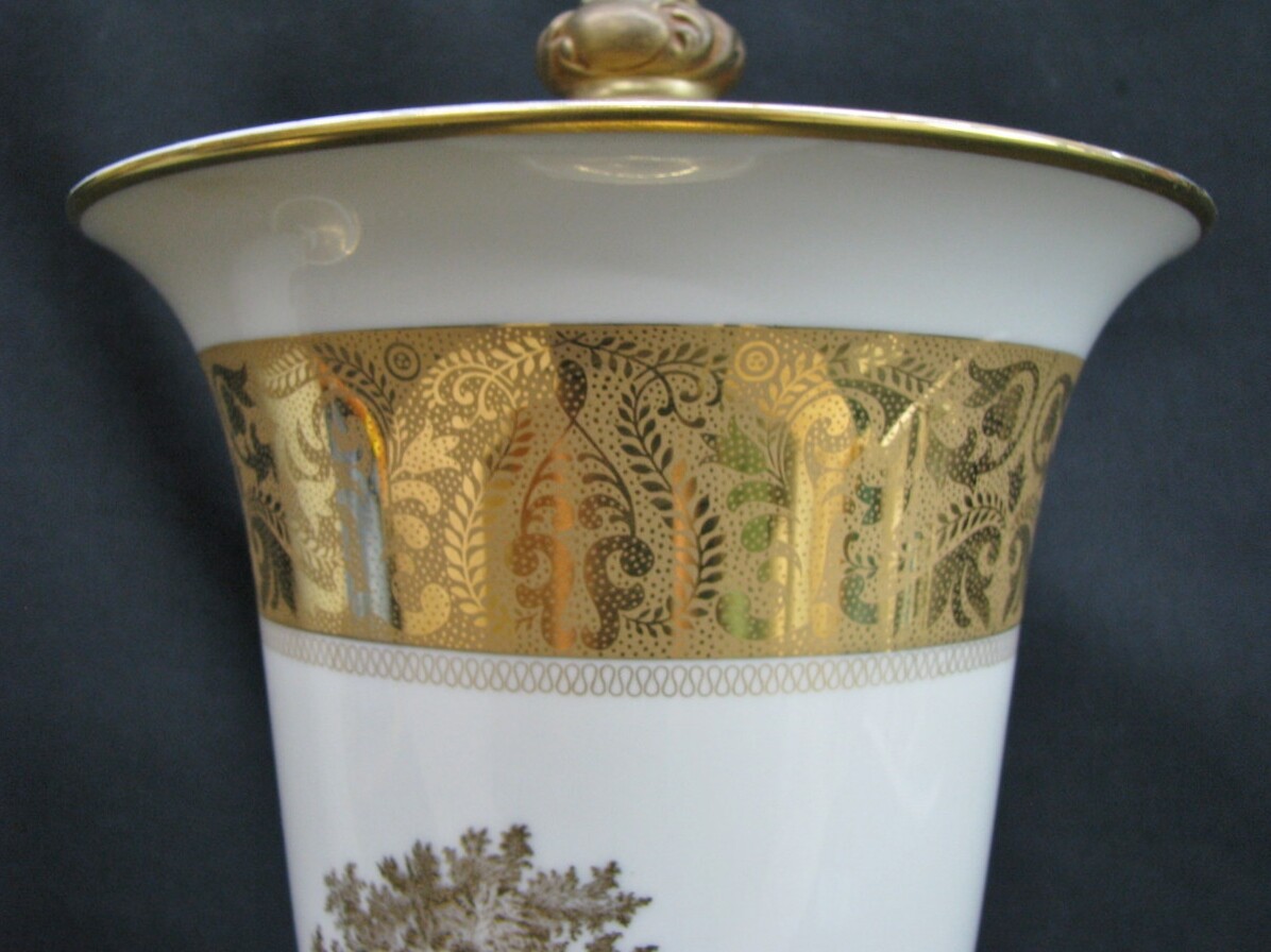 *PAIR* Vintage Rosenthal Vases Mounted As HighEnd Custom Lamps; Double