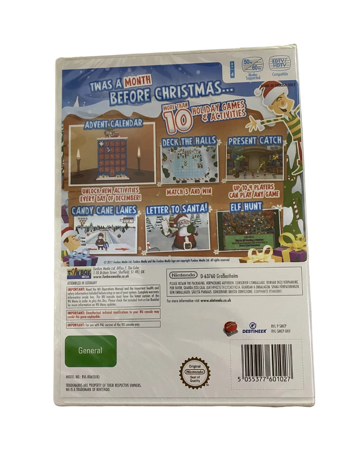 We Wish You A Merry Christmas | Nintendo Wii | New & Sealed | PAL | AU Seller - Image 2 of 2