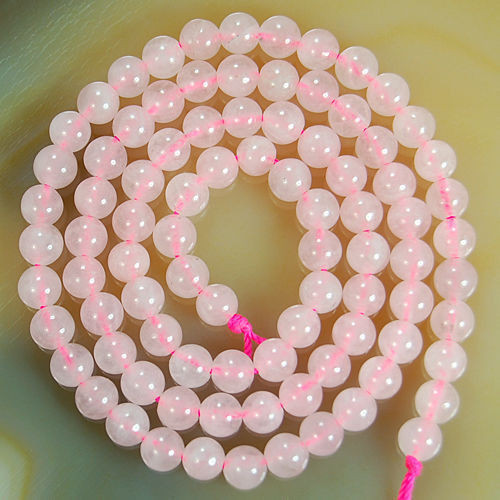 Natural Rose Quartz Gem Round Loose Beads 15.5" 4mm 6mm 8mm 10mm 12mm 14mm - Bild 2 von 7