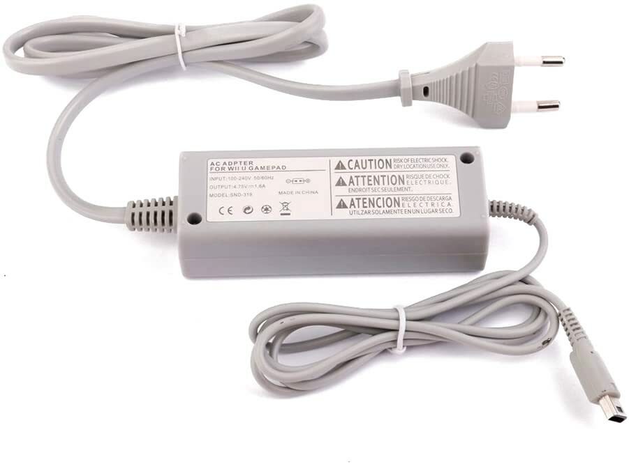 Netzteil Stromkabel Ladekabel AC Adapter - Nintendo Wii U GamePad (NEU)