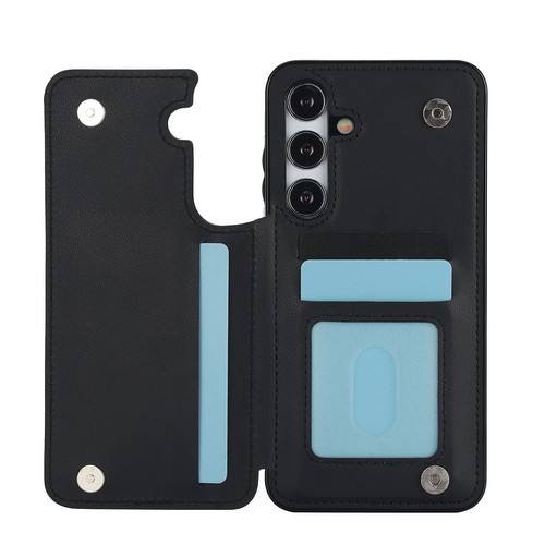 Funda protectora de cuero de lujo con ranuras para tarjetas de crédito para Samsung Galaxy serie A - Imagen 17 de 62