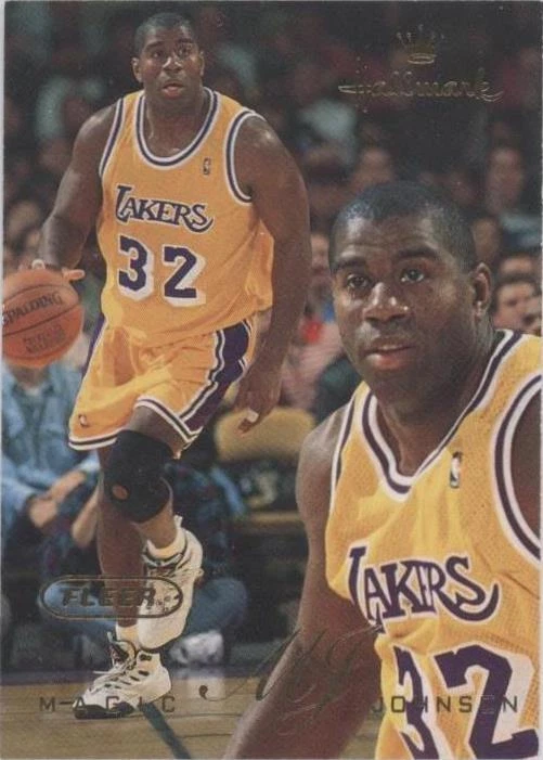1996-97 Flair Showcase Hallmark Keepsake Ornaments - Magic Johnson #HK3