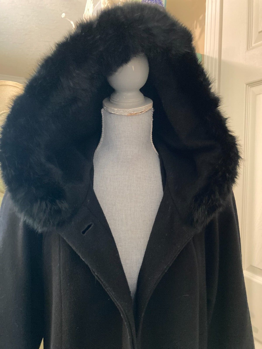 DONNYBROOK, VINTAGE, 100% WOOL, LINED, GENUINE FUR TRIMMED DONNYBROOK, VINTAGE, 100% WOOL, LINED, GENUINE FUR TRIMMED