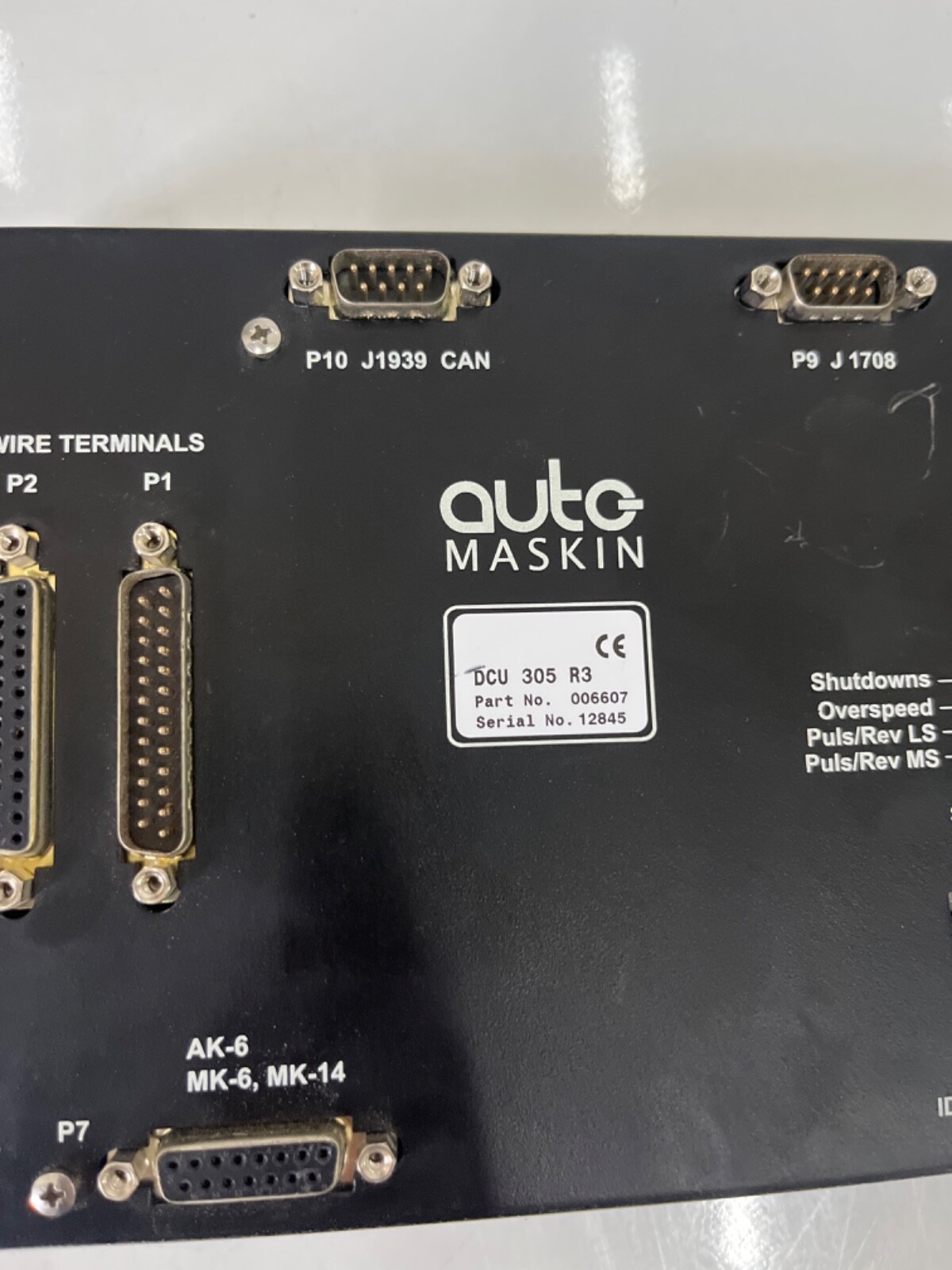 AUTO-MASKIN DCU 305 R3 ENGINE CONTROL UNIT ( AS IT IS) | eBay