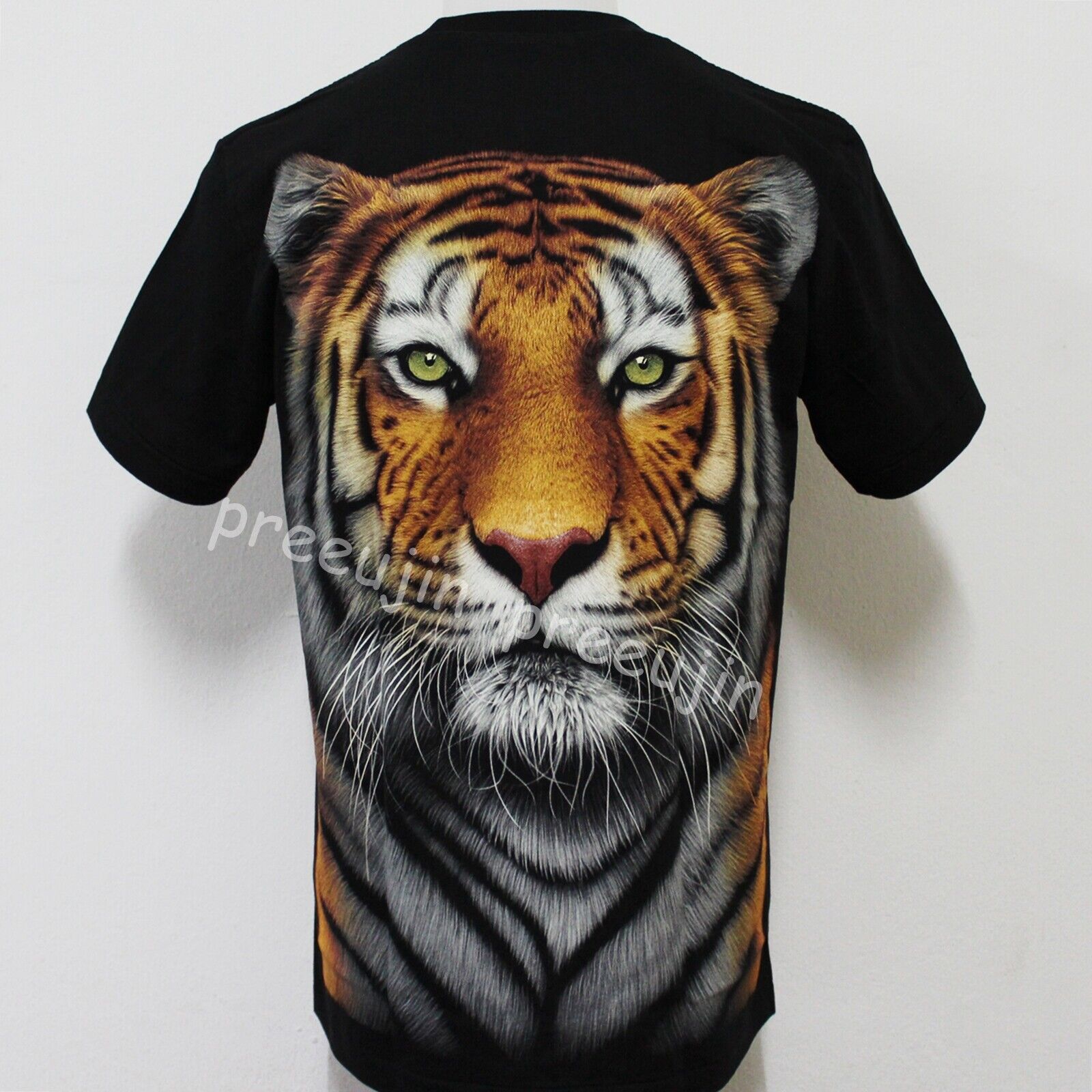 Bengal Tiger Roaring Panthera Discharge T-Shirt A90 Size M-XXL