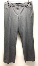 Women's Talbots Petites Gray Wool Blend Slacks - Stretch - Size 10p