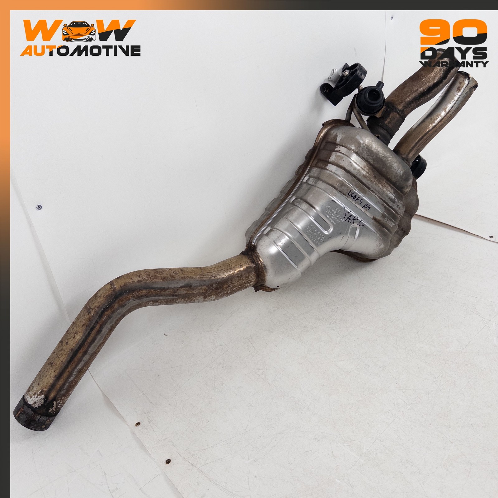 06-13 BENTLEY CONTINENTAL FLYING SPUR REAR LEFT RIGHT EXHAUST MUFFLER SET OEM