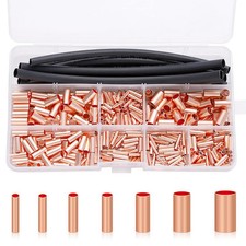 Kit de connecteurs ?? sertir en cuivre non isol??s 480 pi??ces avec 7 tailles di
