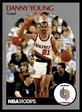1990-91 Hoops Danny Young Portland Trail Blazers #252