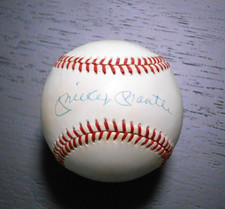 Mickey Mantle Signed Rawlings AL Baseball - JSA - Grade 8