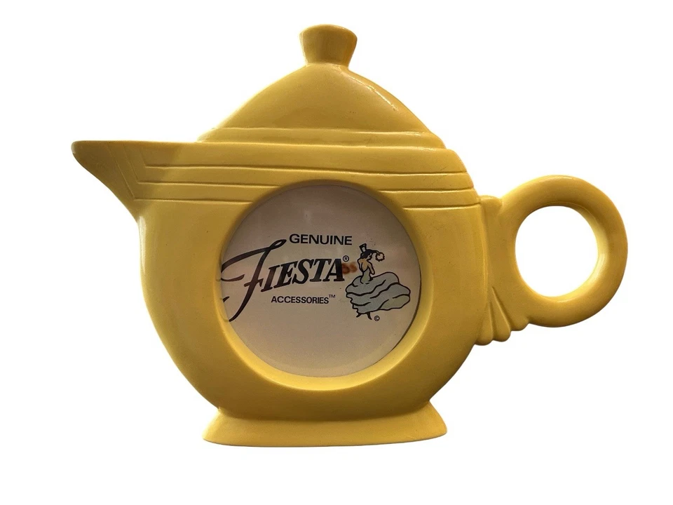 正品嘉年华配件相框照片黄色茶壶独立式 5.5 英寸 — 第 4/4 张图片