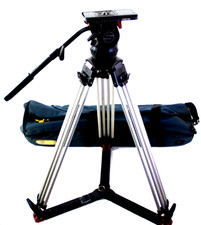 SACHTLER V20P HEAD DA SYSTEM GRSPRADER PLATE PANBAR TDKNOB PRO BAG SERVICED 63Lb