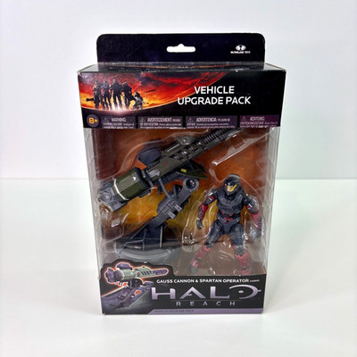 McFarlane Halo Reach Gauss Cannon & Spartan Operator Vehicle Upgrade Pack NIB