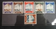 Italian Colonies Tripolitania set #73-78 Mint stamps