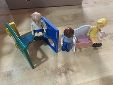 Rare Vintage Little Tikes Doll Family Bench/Storage & Climbing Frame